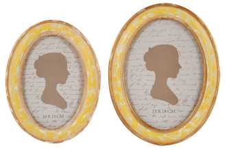 Portafoto giallo grande te-2201 cm. 17 x 2,7 h 21,7