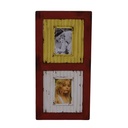Multiple metal wall photo frame 2p cm29x2h59
