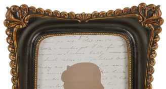 Portafoto nero bordo oro te-2220 cm. 17,5 x 3 h 23