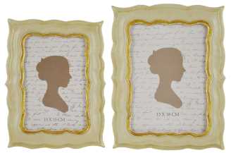 Portafoto verde sagomato te-2235 cm. 15x 1,7 h 19,5