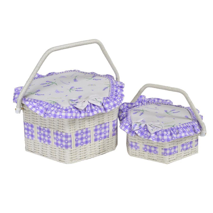 Hexagonal lavender 1-2 workbench cm29x29h19
