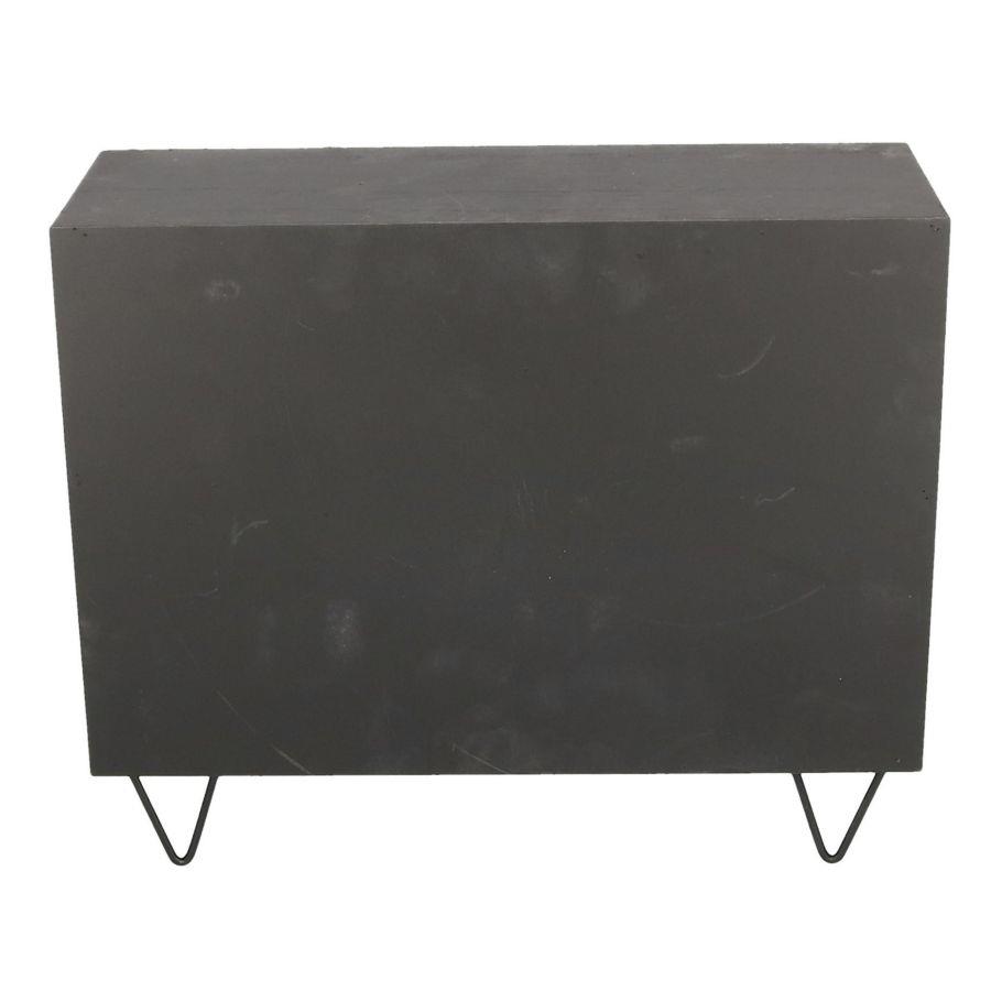 Portamemo legno bianco c/mensola cm30x6,5h40