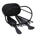 Portaombrelli c/ombrelli ovale cm 27x17,5h53,5