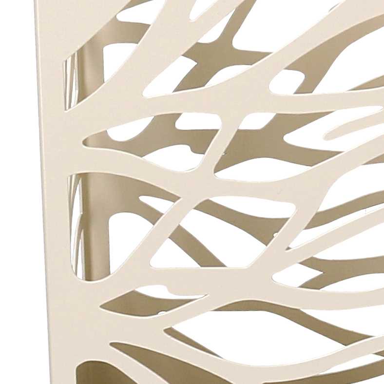 Portaombrelli metallo albero crema quadro cm 15,5x15,5h49