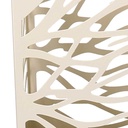 Portaombrelli metallo albero crema quadro cm 15,5x15,5h49