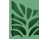 Portaombrelli metallo albero verde quadro cm 15,5x15,5h49