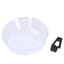 Portaombrelli metallo crema soffioni quadro cm15,5x15,5h49