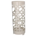 Round cream metal umbrella stand cmø19h49