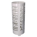 Portaombrelli metallo scritta Umbrella bianco tondo cm ø19h49