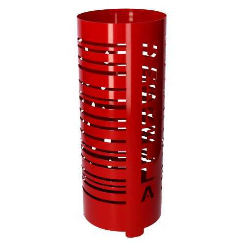 Portaombrelli metallo scritta Umbrella rosso tondo cm ø19h49