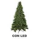 Albero monte durando 2093 rami 620 LED verde cm ø132h240