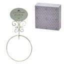 Portasciugamani a muro metallo paris bianco anello cm 20x6h38,5