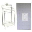 Portasciugamani in metallo Paris bianco