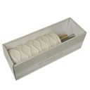 Portascopino ceramica bianco onde tondocmø10,5h22/32