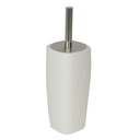 Portascopino ceramica bianco quadretti quadro cm 10x10h24/34