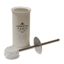 Portascopino ceramica paris bianco tondo cmø11,5h24