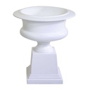 Portavaso resina bianco opaco cm 58x58h67