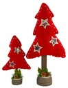 Albero panno rosso piccolo nbr-1251 cm.28 x 9 h 44