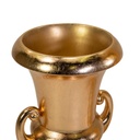 Portavaso resina oro lucido cm 48x48h90