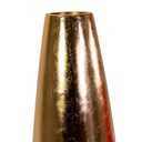 Portavaso resina oro lucido cm ø36h130,5