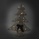 Albero plastica con led bianco cm38x10h51