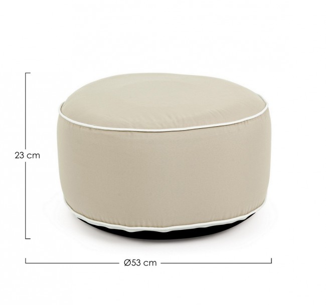 Pouf Rihanna Gonfiabile Beige