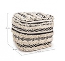 Pouf etnico cm 45 x 45  sfoderabile
