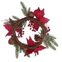 Albero resina oro cm12x12h42