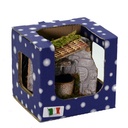 Presepe con fontana elettrica cm14,5x14,5h15