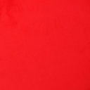 Puff  contenitore tessuto rosso con gambe cm ø40h51