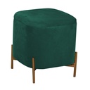 Puff velluto verde salvia cm38x38h45