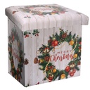 Puff ecopelle garland quadro cm38x38h38