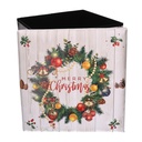 Puff ecopelle garland quadro cm38x38h38