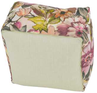 Puff tessuto fantasia nl-0417 cm. 53 x 53 h 35