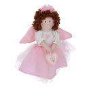 Fuchsia fairy fabric puppet cm9x9h25,5