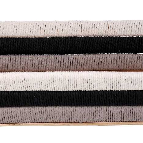 Quadro legno fiori nero tondo cm ø80h2,6