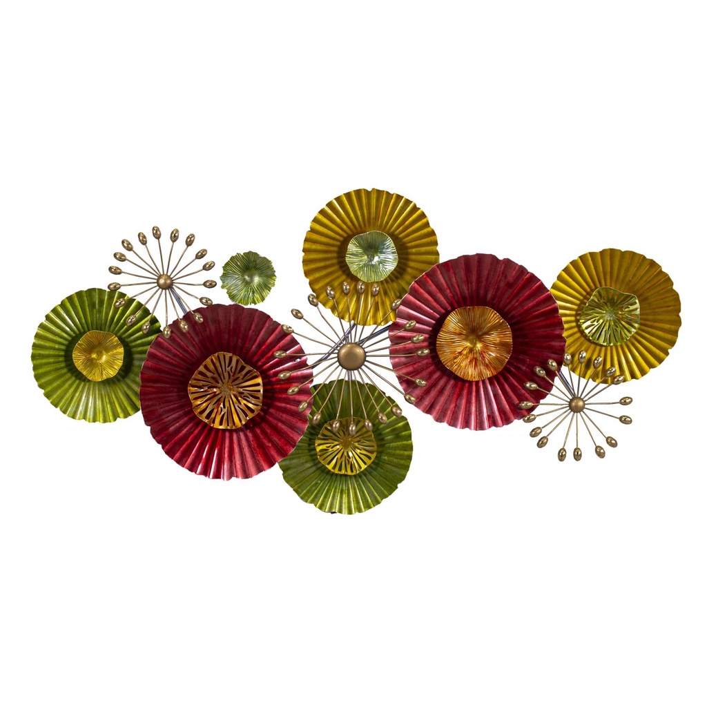 Quadro moderno metallo multicolor cm 59,1 x 120 x h 10,2