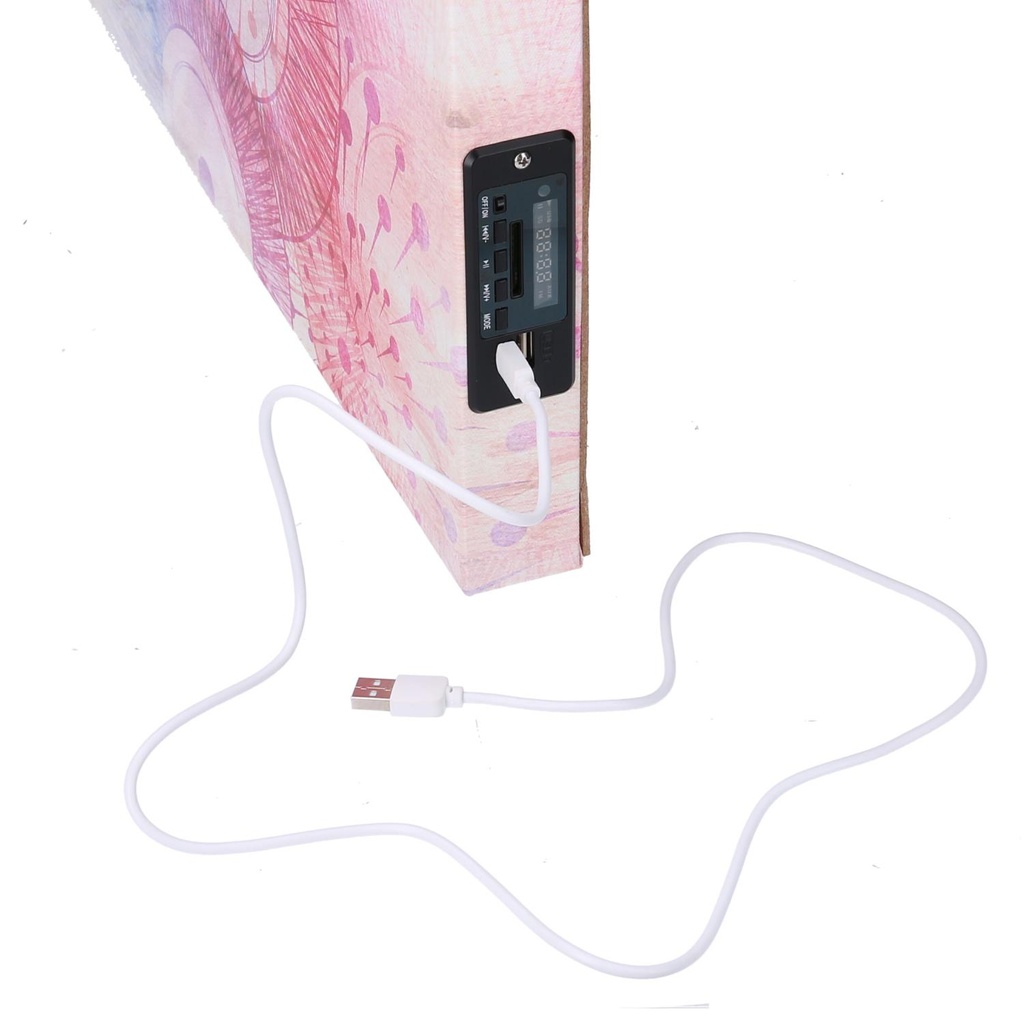 Quadro moderno stampa bluetooth fiori fucsia cm 150 x 50 x 4