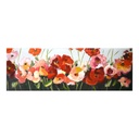 Quadro moderno stampa fiori   cm 150 x 50 x 4