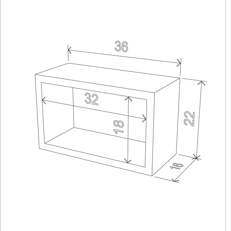Quadro rettangolare Monroe decorazione murale   cm 36 x 18 x 22 h