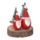 Renna legno su tronco naturale cm14x11,5h10,5