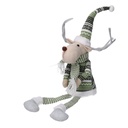 Renna tessuto verde cm23x16h62