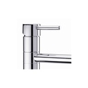 Rubinetto miscelatore per lavabo cucina finitura inox h.32,9x19 cm