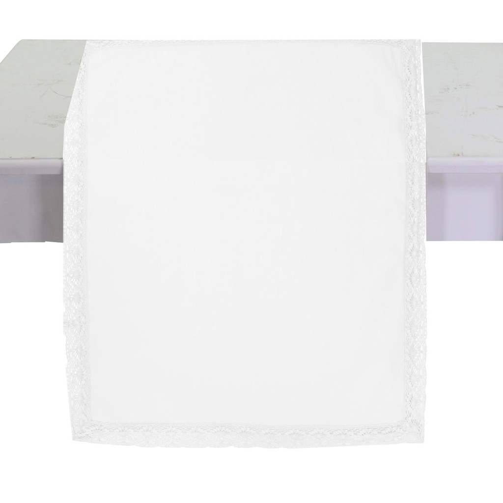 Runner amelie bianco cm50x150