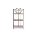 Scaffale 3 Piani Melanie Marrone cm 124 h