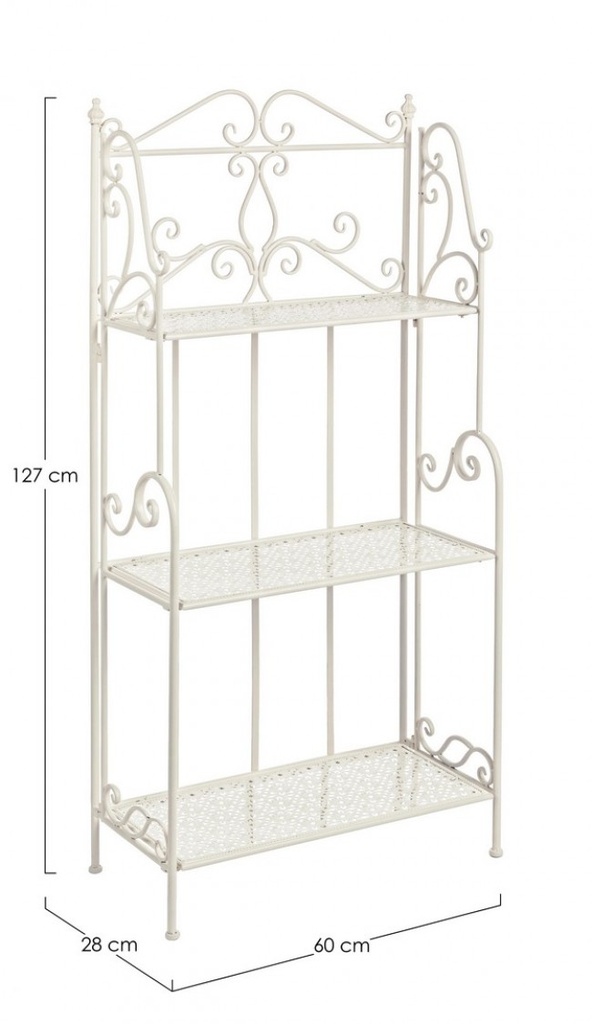 Scaffale 3P Giselle Crema