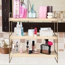 Scaffale Hobby 3 ripiani 40x13x40 bronzo ASZ1572