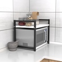 Scaffale Multiuso Singolo Ripiano Bianco 53x35x41h CM