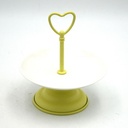 Alzata metallo giallo cmø15h17