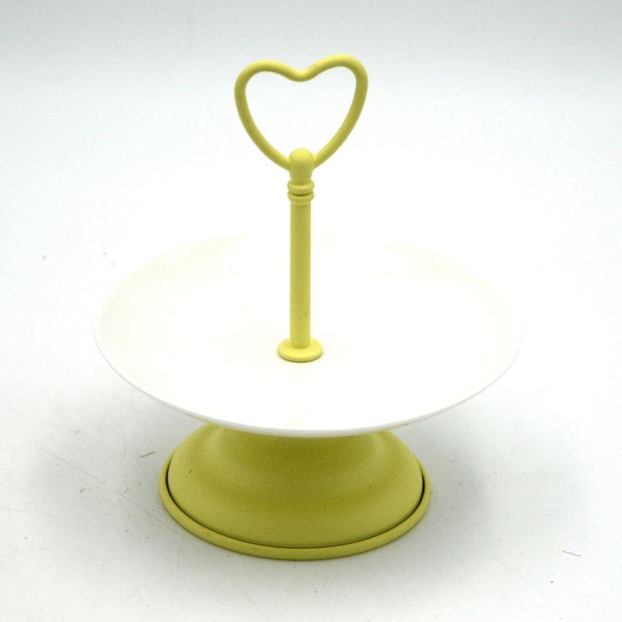 Alzata metallo giallo cmø15h17